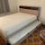 New Queen Upholstered Bed with Storage and XLong Twin Trundle 2 thumbnail