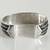 VTG NA Sterling Silver 7 Row Twisted Rope Cuff Bracelet Size 7" 7 thumbnail