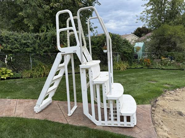 Pool ladder for above ground pool 1