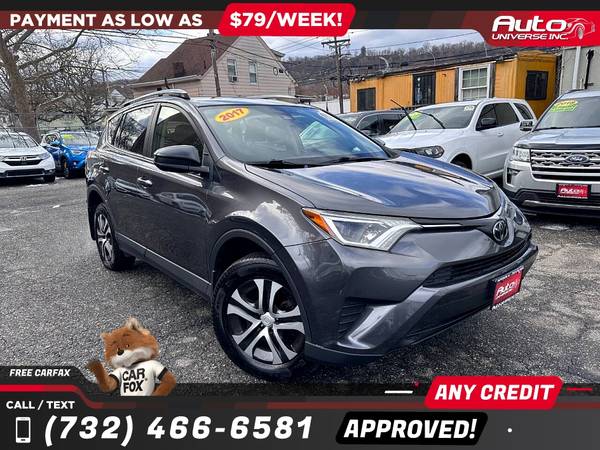 2017 Toyota RAV4 RAV 4 RAV-4 LE AWDSUV - $500 (All advertised prices are DOWN PAYMENTS)63614539042691120