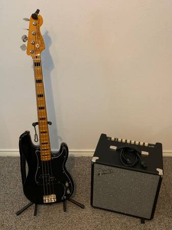 Squire P Bass w/ Amp 1
