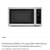 KitchenAid 2.2000-cu ft Large 1200 -Watt Sensor Cooking Controls Count 2 thumbnail