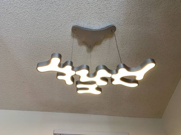 Avenue Lighting Modern Cloud Style Chandelier LED Light Fixture #HF2000-Silver 1