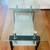 Rectangle 2-Tier Coffee Table with Tempered Glass Top and Metal Legs 3 thumbnail