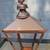 HUGE CUSTOM HANDMADE SOLID COPPER POLE LANTERN 31" TALL NEW / DAMAGED 1 thumbnail