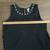Jules & Leopold Black Rhinestone Trim Sleeveless Blouse Tank Top-LGE 7 thumbnail