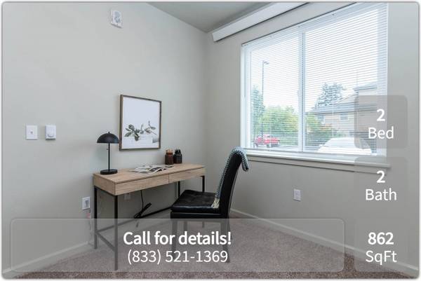 $1,775 / 2br - 862ft2 - A deal this good doesn't come around every day. 2 Bed, 2 Bath! (Hillsboro - Orenco Woods Nature Park)63914855174531122
