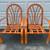 Armchairs Pair Aluminum Stacking Indoor Outdoor W/ Reversible Cushions 3 thumbnail