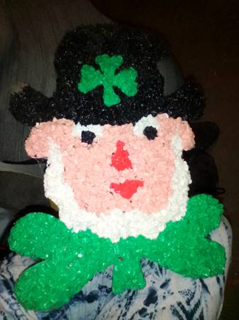 Melted Plastic Popcorn decorations 1