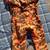 Vintage woodfield men's hunting coveralls blaze orange camo large 6 thumbnail