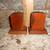 Set Of Vintage Salt & Pepper Shakers Wood Tombstone 1 thumbnail