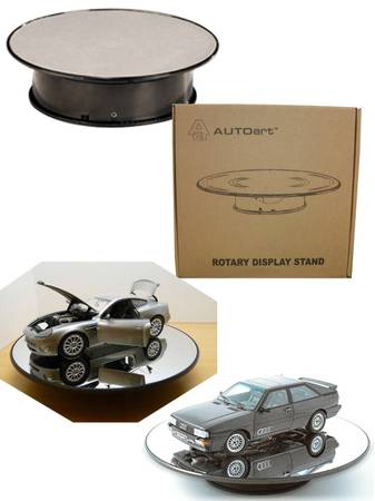 8" Rotary Spinning Display Stand for Jewelry, Collectible Cars. Etc 1