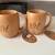 TWO (2) BRAND NEW NORWEGIAN WOODEN COFFEE MUGS TEA CUPS BEER MUGS 1 thumbnail
