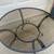 Nice round patio / garden table ( metal & glass ) See pictures for measurements 2 thumbnail