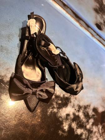 London rag okshaki satin bow sling back pump 1