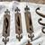 antique brass DOOR HANDLE dresser drawer pulls handles plate faceplate 5 thumbnail