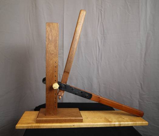 Clovis Point Obsidian Fluting Jig 1