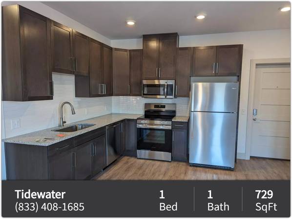 $1,486 / 1br - 729ft2 - Rent an amazing new 1 bedroom apartment at Tidewater Apartments! (Boardman)63997113112194120