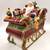 Christmas Cookie Jar Santa Sleigh Over the Housetops Hand Painted 4 thumbnail