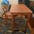 Tall Bar Height Solid Wood Table with chair - DELIVERY AVAILABLE 1 thumbnail