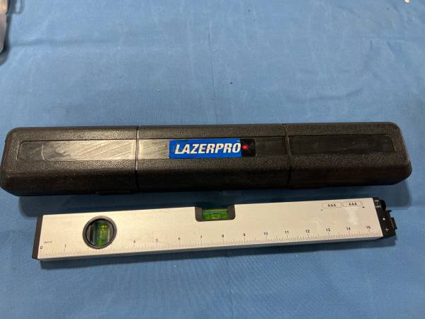 Lazer Pro 16 Inch Laser Level with Case 1