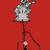 Halloween 13.5' Vtg Lighted 'RIP' Skeletons Tombstones Yard Stakes 5 thumbnail