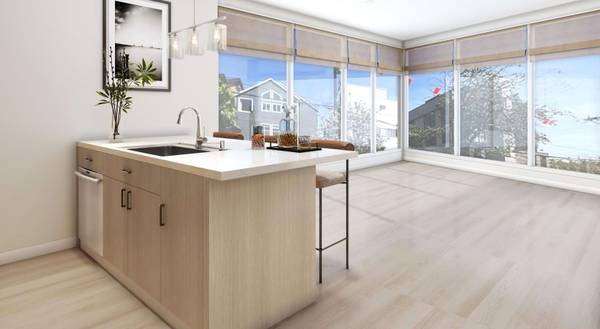 Mini-Split Air Conditioning, Natural wood cabinets, 1/BD 1