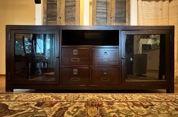 Pottery Barn Media Cabinet 1