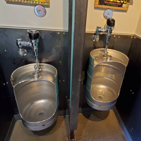 Make Your Restroom Legendary: Stainless Steel Keg Urinals 1