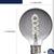6 Pack - LED Light Bulbs, G25 Globe Decorative Smokey Grey Glassз 3 thumbnail
