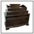 Custom Antique Style Tiered Black Cabinet, Made In Italy 1 thumbnail
