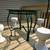Iron Bistro Table, 0.6-inch Thick Glass Top! New Rust-Oleum Paint! 9 thumbnail