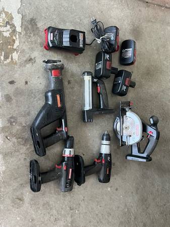 Craftsman 19.2V Circular Reciprocating Saw Drill Impact Battery Bag 1