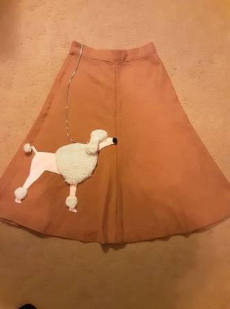 Women Handmade 1950 Brown Skirt size Small 1