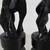 African Handmade Ebony/Ironwood? Folk Art Giraffe Candle Holders 11" 8 thumbnail