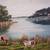 Old Florida Highwaymen Oil Painting Signed by Wanda Beck 9 thumbnail