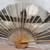 Large Hand Painted Water Color Asian Fan 21 thumbnail