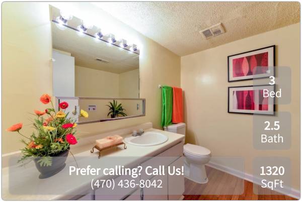 Rent a great 3 bed / 2.5 bath! 1