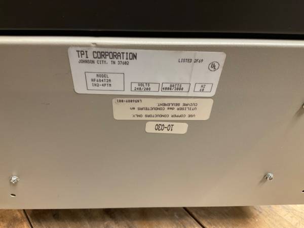 TPI 240V GARAGE/ SPACE HEATER - $1 (LEO)63443806175875121