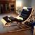 Timothy oulton designer oviedo rare cow hide mcm chaise lounge chair 7 thumbnail