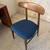 Vintage mcm modern mid century solid wood desk and chair 3 thumbnail