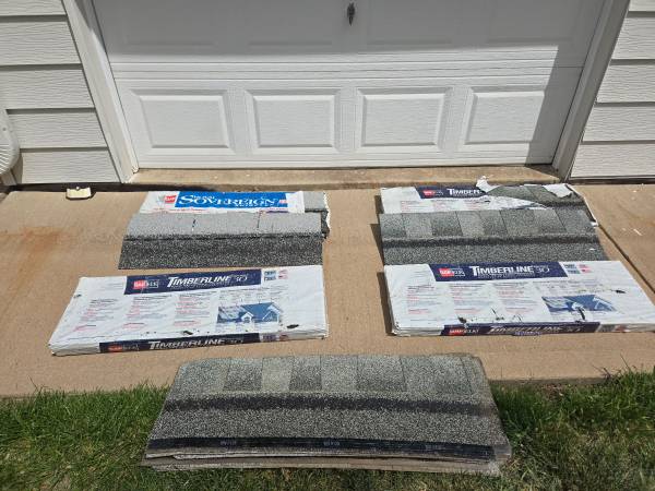 5 NEW BUNDLES Timberline & Royal Sovereign shingles White EVERYTHING IN PICTURE 1