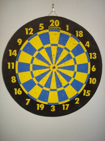 Double Sided Dart Board 1