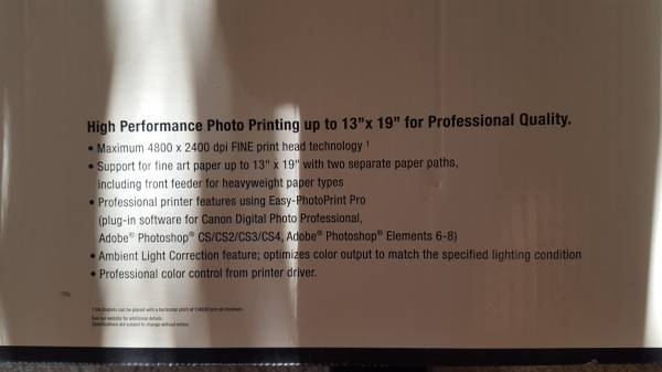 CANNON PRINTER PIXMA  Pro 9000 1