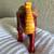 VTG Hand Painted Colorful Wood Carved Elephant Figurine Statue 10 L x 7 H India 4 thumbnail