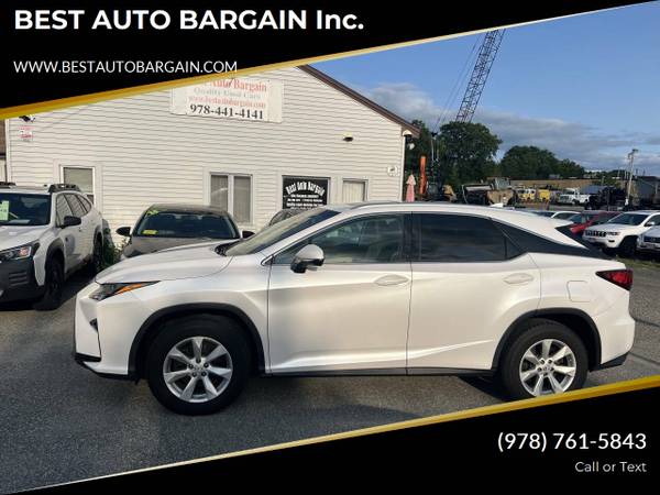 2017 LEXUS RX 350 AWD, único dueño, completamente equipado, navegación, cámara de reversa - $22,995 (Lowell MA 01851)63469900616321120