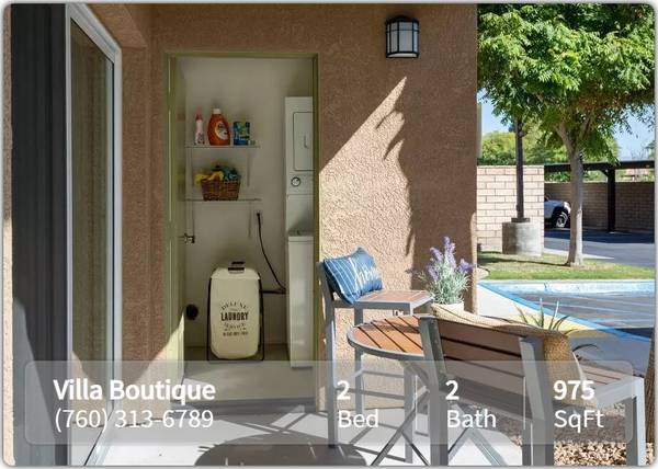 $2,395 / 2br - 975ft2 - ¡Calidad de 2 habitaciones, 2 baños con las comodidades que deseas! ¡975 pies cuadrados! (Palm Springs - Palm Springs)63668337111427121