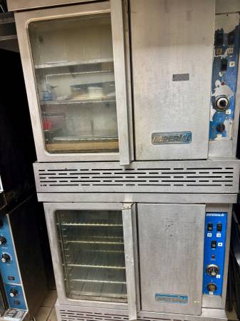 IMPERIAL DOUBLE STACK CONVECTION OVEN NATURAL GAS 1