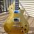 Indio by Monoprice 66 DLX Plus Les Paul style gold top electric guitar 2 thumbnail