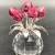 SWAROVSKI CRYSTAL FLOWER DREAM PINK ROSE TULIPS VASE FIGURINE 2 thumbnail